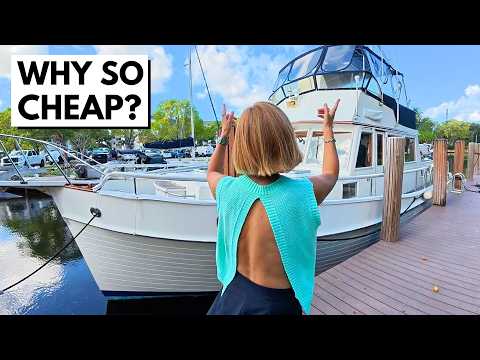 BETTER THAN A HOUSE? 😳 $159K 1990 Grand Banks 46 Classic Liveaboard Yacht Tour
