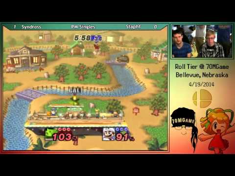 Staphf (Mario) vs Syndross (Ivysaur)