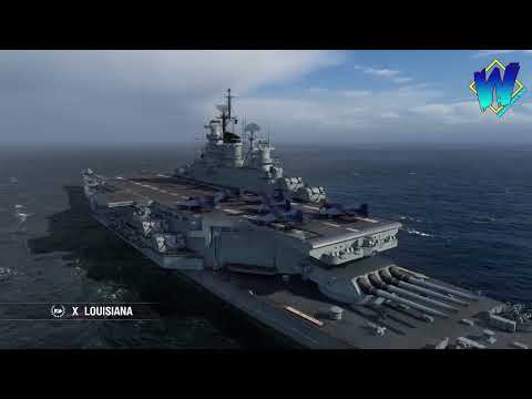 Louisiana - American Tier X Hybrid Battleship 1949 Video