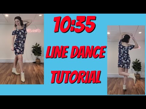 "10:35" | LINE DANCE | Step By Step: Tutorial