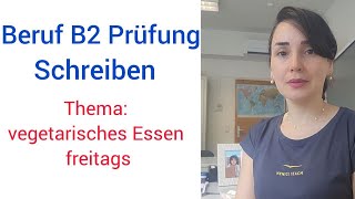 آموزش زبان آلمانی, آزمون  B2 Beruf, نوشتن یک Forumsbeitrag