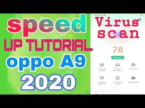 How to Clean Up Storage in OPPO A9 2020. || Virus Scan Tutorial.