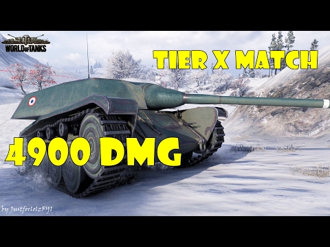 World of Tanks - PURE Gameplay [AMX CDC | 4900 DMG, TIER X by SirBeastalot]