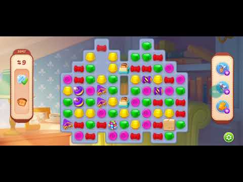 Homescapes Easy Level 3647 | Gameplay Walkthroughs 🏠 ( Android,IOS)