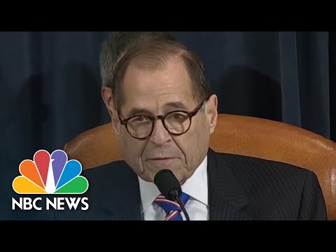 共和黨人在彈劾聽證會開始時打斷了納德勒的發言｜美國全國廣播公司新聞網 (Republicans Interrupt Nadler As Impeachment Hearing Begins | NBC News)