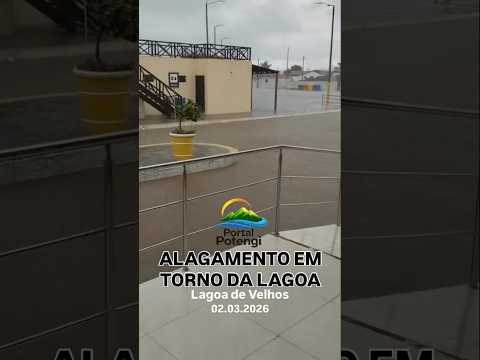 RUA ALAGADA EM LAGOA DE VELHOS.