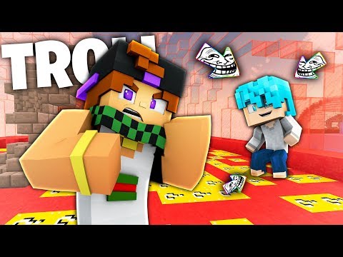 LOKK1 MI TROLLA DA MORTE SULLE CUBO LUCKY BLOCK - Minecraft ITA