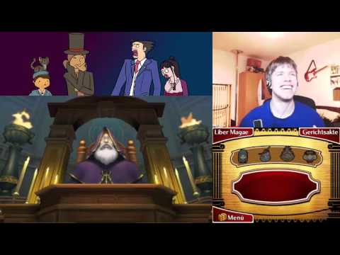 Let's Play Together Professor Layton VS Ace Attorney [blind] German #135