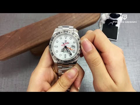 PAGANI DESIGN PD1682 Men's Watches 42mm Explorer GMT Automatic Mechanical Wrist Watches