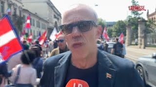 Romeo (Lega) al corteo dei «Patrioti»: «Remigration è un’invenzione giornalistica»