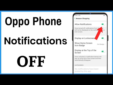 Oppo Mobile Ke Notification Kaise Band Kare | How To Stop Notifications In Oppo Mobile