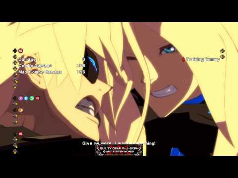 GUILTY GEAR Xrd -SIGN-Sin IK Combo 1