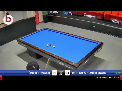 ÖNER TUNCER & MUSTAFA SONER UÇAR Bilardo Maçı - 2022 ERKEKLER 1.ETAP-12.TUR