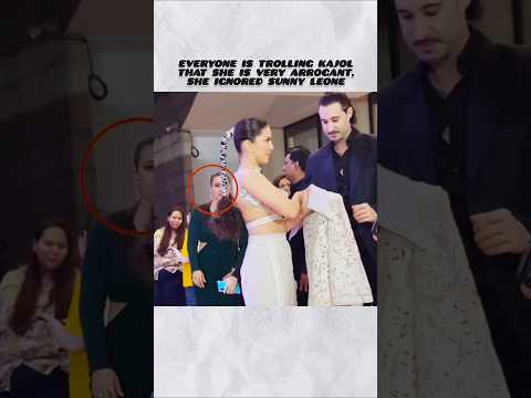 Every one Troll kajol 🥺 #kajol #sunnyleone