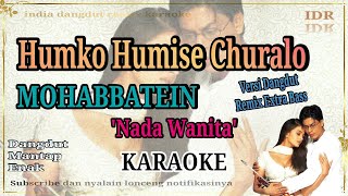 Download lagu Humko Humise Churalo (KARAOKE) Ost. MOHABBATEIN ll India Dangdut Remix mp3