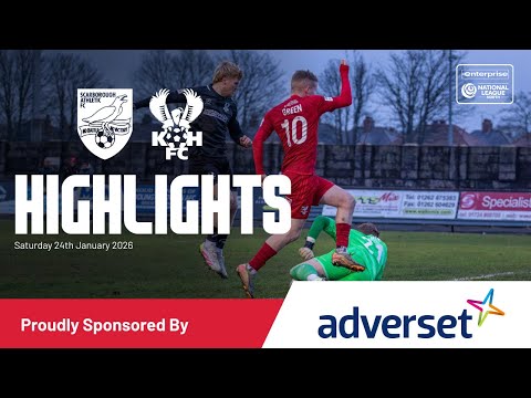 Scarborough 0 v 2 Kidderminster - Enterprise National League North - Jan 2026