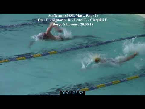 Staffetta 4x50SL Masc. (R) - Borgo S.Lorenzo 20.05.18