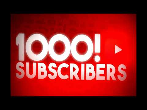 1000 Subscribers Celebration