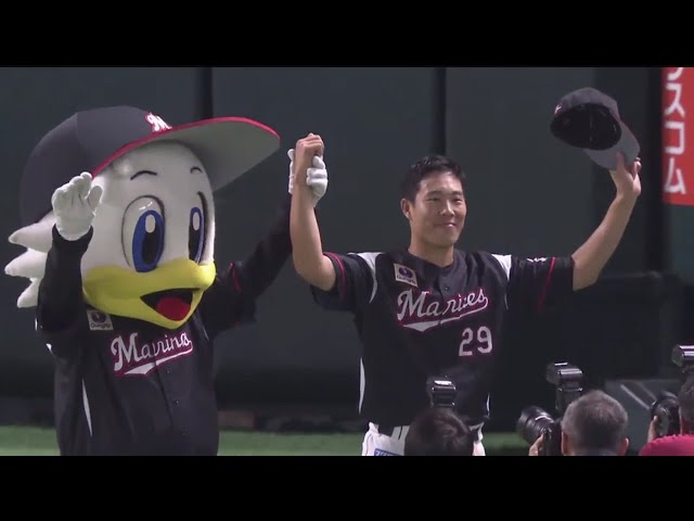 マリーンズ・西野投手ヒーローインタビュー 2019/9/7 H-M