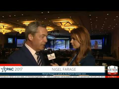 Nigel Farage at CPAC 2017 RSBN Interview