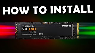 How To Install a New NVme Drive - Guide to Build a Gaming PC 3