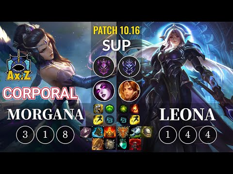AXIZ Corporal Morgana vs Leona Sup - KR Patch 10.16