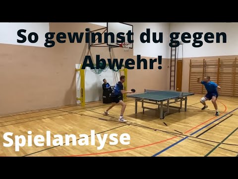 Taktisch stark gegen Abwehr gespielt!!! Grothe (TTR 2.116) vs Huber (TTR 1986) Spielanalyse 🏓