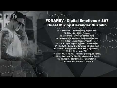 FONAREV - Digital Emotions # 867. Guest Mix by Alexander Nuzhdin