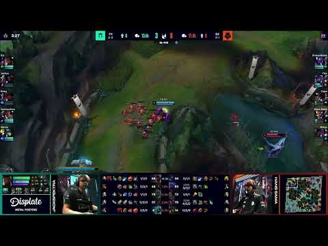 Hans Sama Draven with a Kraken Slayer at 9 minutes in the LEC