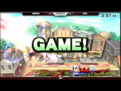 VS Weekly 12/1/16 - Winners R1 - Nemesis (BowserJr) vs. Gore (Ness) - Smash 4