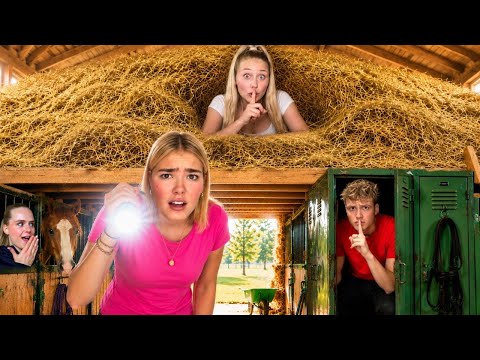 HIDE and SEEK IM STALL mit HELLA , MORITZ, ANJA & FELIX