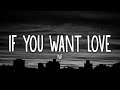 NF If You Want Love Lyrics