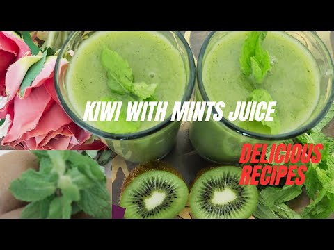 Kiwi Mocktail /Kiwi with Mints juice/quick juice Recipe/ Non Alcohol Drink Recipe #2023