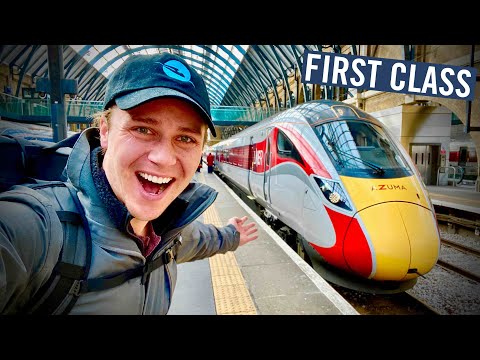 ERSTE KLASSE im britischen Hochgeschwindigkeitszug - dem AZUMA