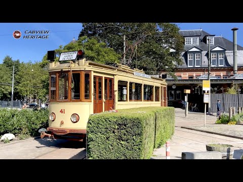 🇳🇱 Cab Ride 1921: Amstelveen - Amsterdam Electrische Museumtramlijn Amsterdam 5/9/2021