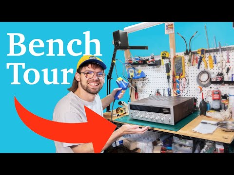 Bench tour! Tools for Vintage Audio Gear Repair