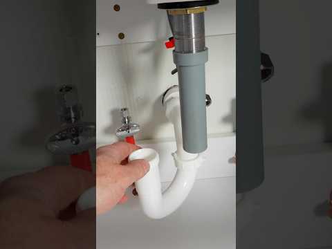 Bathroom Sink Plumbing Tips - #shorts