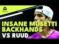 INSANE Lorenzo Musetti Backhands vs Ruud | Paris 2022 Highlights