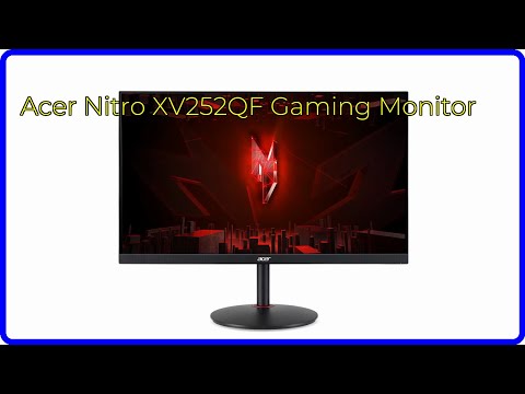 BEWERTUNG (2025): Acer Nitro XV252QF Gaming Monitor. WESENTLICHE Einzelheiten