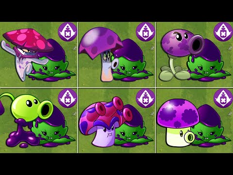 Plants vs Zombies 2 - All POISON & AIL-MINT Plants Attack PvZ2 All Final Boss Fight!