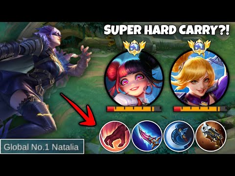 How GLOBAL Natalia HARD-CARRIES Her Matches 🔥 | Crazy Late Game Match 💥 | MLBB