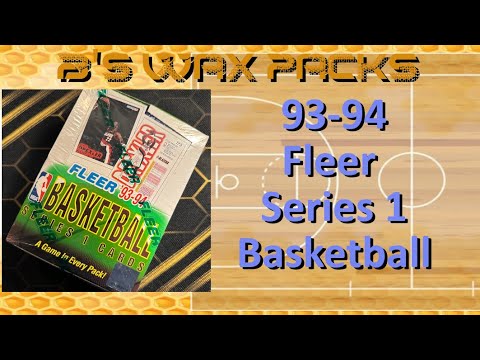 Opening a box of 93-94 Fleer Basketball Series 1 - Chasing More Jordan Cards & INSERTS