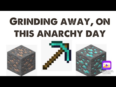 Grinding On A Anarchy Minecraft Server #shorts