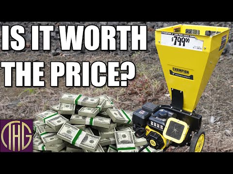 Champion 3" Woodchipper / Shredder :: Is It Worth The Money Or Just Terrifying??