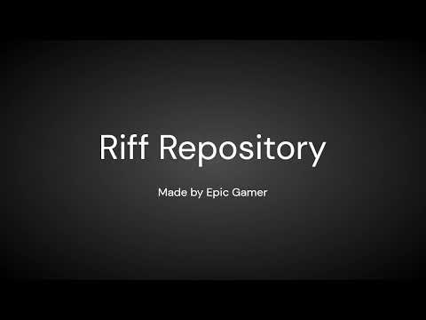Riff Repository