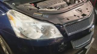 How to Replace Chevy Traverse Hi Beam Headlight, the Easy Way