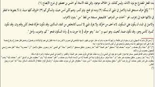 صورة وكل حرف مستحق للبنا (15)اشرح ابن عقيل على الألفية / علي هاني