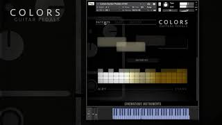 Video thumbnail for Colors Guitar Pedal - Sound Check While Playing Presets by CINEMATIQUE INSTRUMENTS