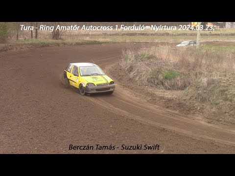 Berczán Tamás - Suzuki Swift Tura - Ring Amatőr Autocross 1.Forduló - Nyírtura 2024.03.23.