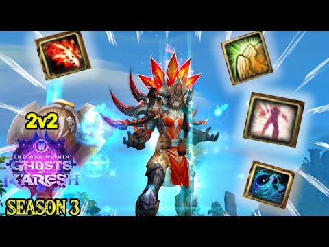 SEASON 3! RESTO SHAMAN PVP 2v2 ARENA (WoW The War Within) [Patch 11.2] 💧🧟💧